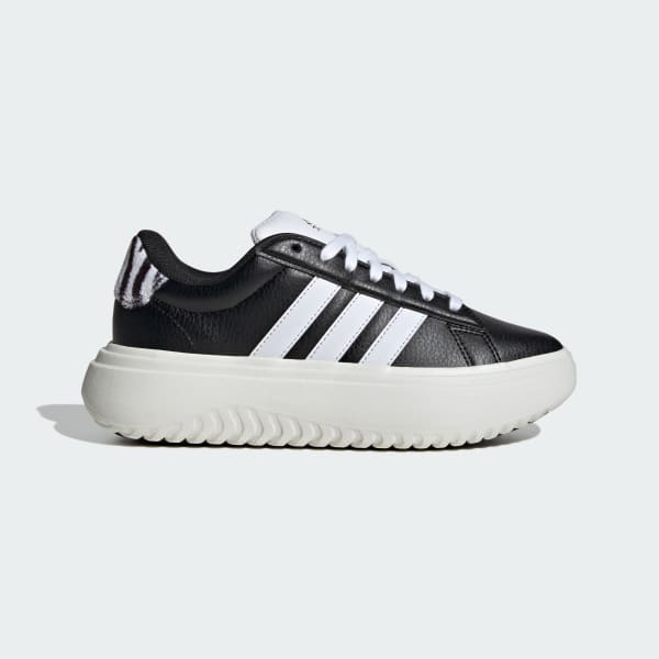 adidas Zapatillas Grand Court Platform Negro adidas Argentina