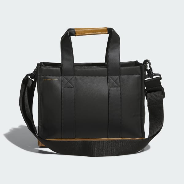 Hitam Tas Jinjing Bulat PU