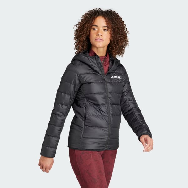 Adidas terrex light down hooded 2025 jacket