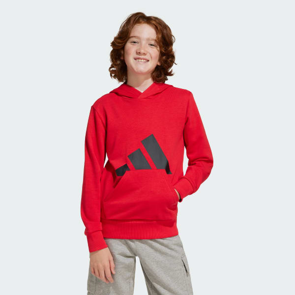 adidas Essentials Hoodie Kids Red adidas UK