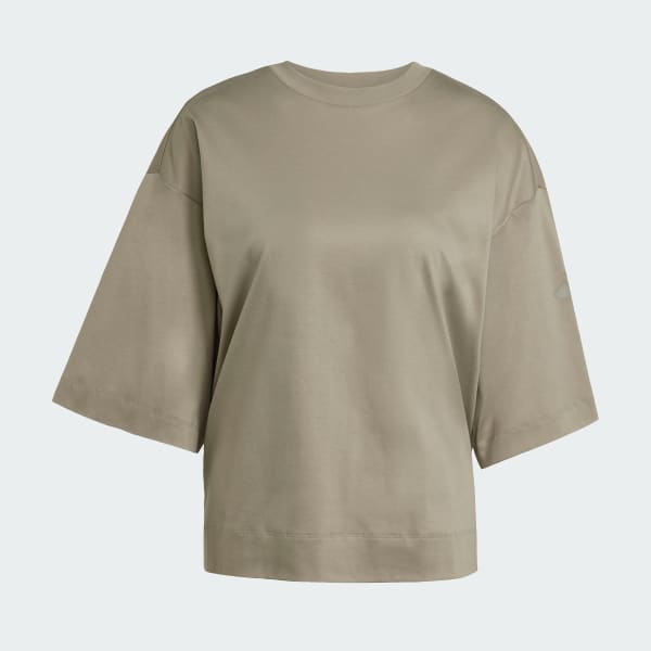 Vert T-shirt ample Soft Lux