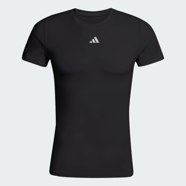 Black Techfit AEROREADY Short Sleeve Tee