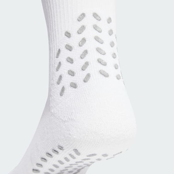 Λευκό adidas Football GRIP Printed Cushioned Crew Performance Socks