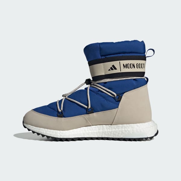 adidas x MOON BOOT Moonboost High Shoes Blue Free Shipping with adiClub adidas US