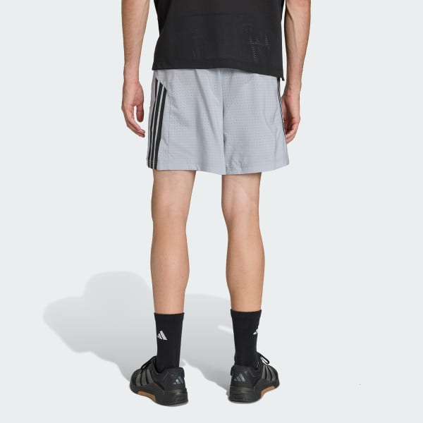 Cinza SHORT TREINO TECH ESSENTIALS 2 em 1