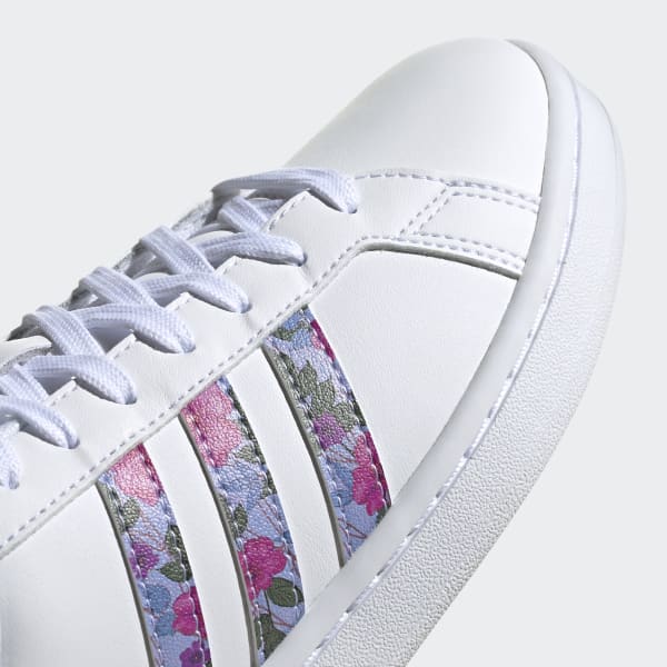 adidas grand court floral