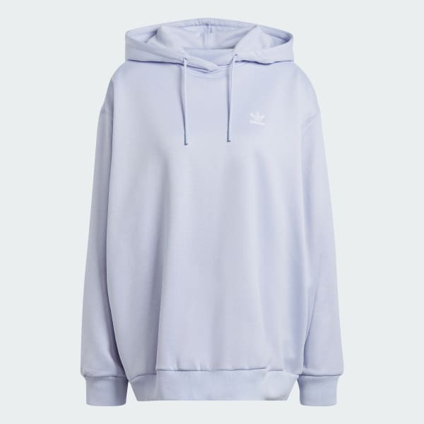 Blusa capuz oversize trefoil top