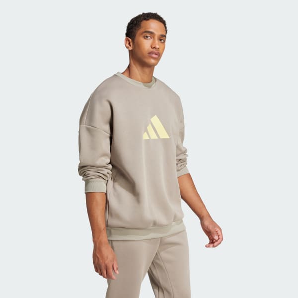 Beige Future Icons 3 Bar Logo Genser