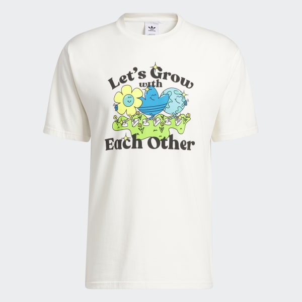 White Grow Together Tee
