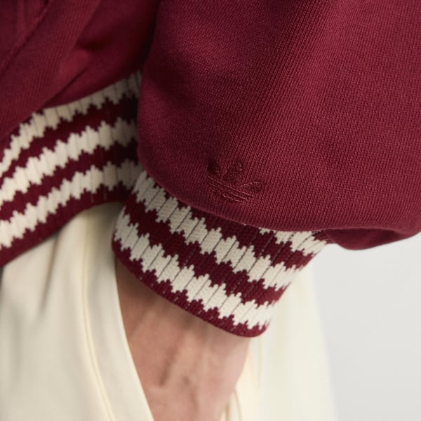 adidas Premium Sweatshirt - Burgundy | Free Shipping with