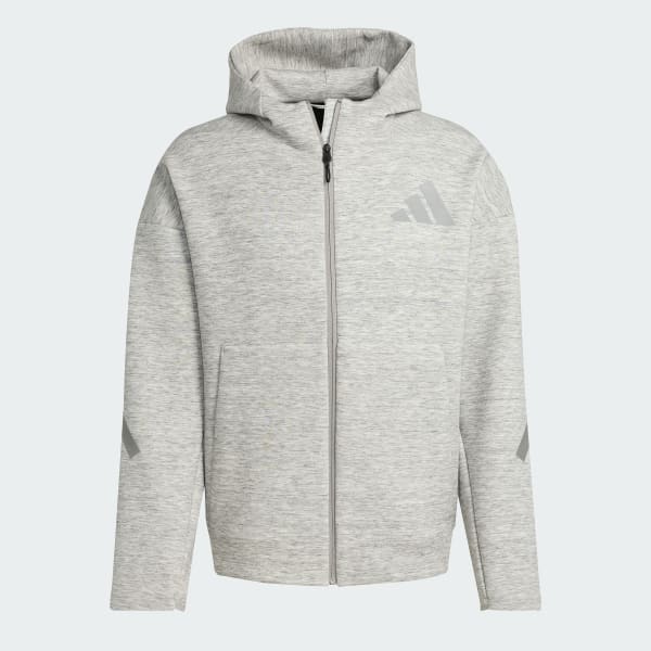 アディダス　フロントジップパーカー　Ｌ adidas Z.N.E.プレミアム フルジップ パーカー - グレー | アディダス