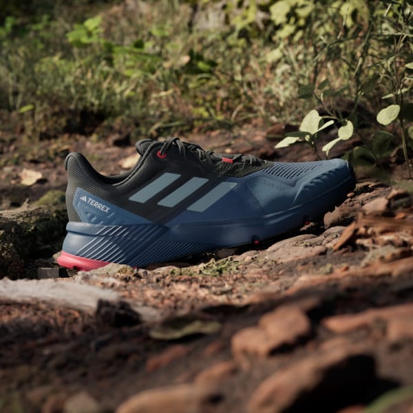 Blue Terrex Soulstride RAIN.RDY Trail Running Shoes
