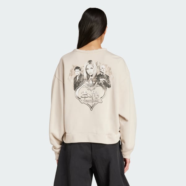 Beige adidas 20th Century Fox Disney Crew