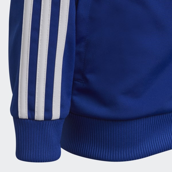Blue Essentials 3-Stripes Shiny Track Suit CH544