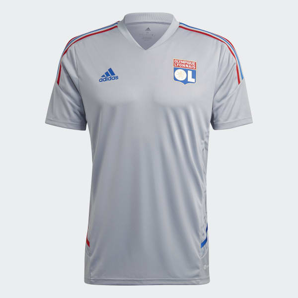 Grey Olympique Lyonnais Condivo 22 Training Jersey