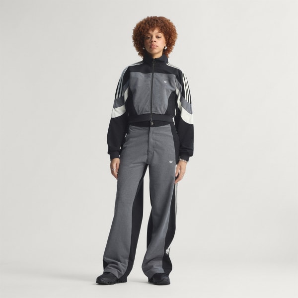 Noir Veste de survêtement Blocking