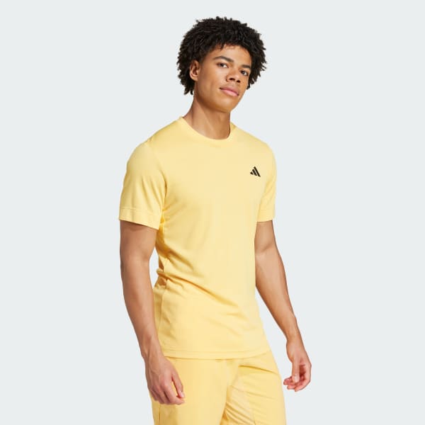 jaune T-shirt de tennis FreeLift