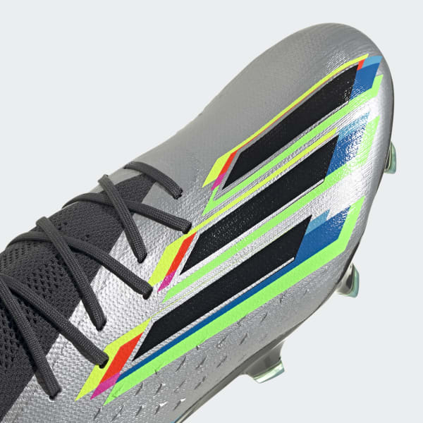 adidas X Speedportal.1 Firm Ground Soccer Cleats Silver Unisex