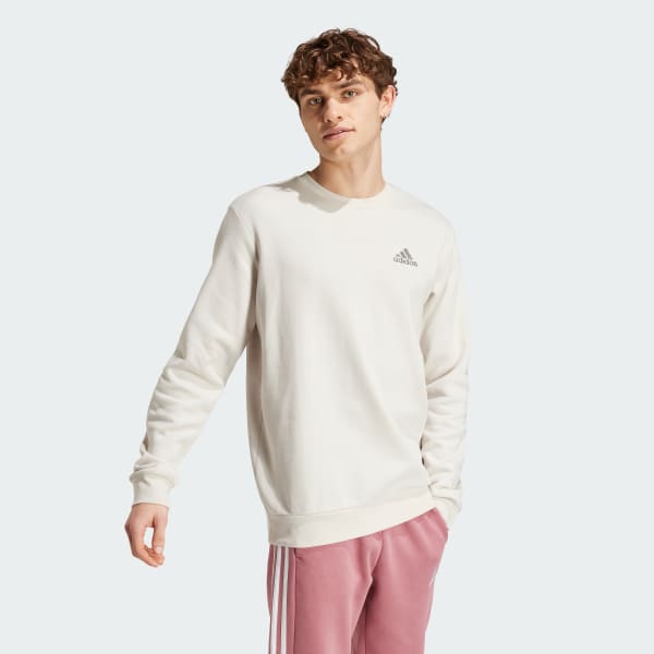 Beige 에센셜 플리스 스웨트셔츠