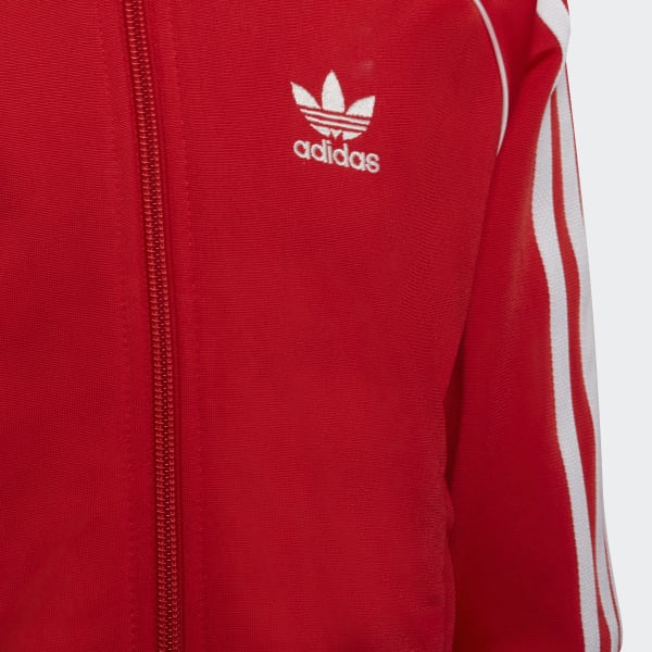 adidas Adicolor SST Track Suit - Red | kids lifestyle | adidas US