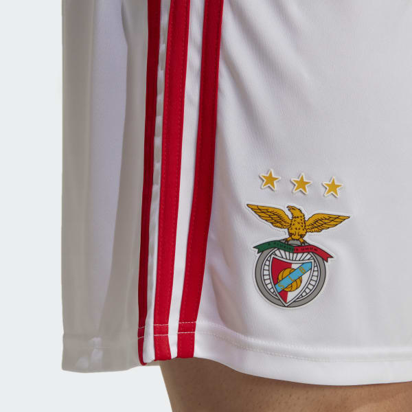 White Benfica 22/23 Home Shorts W9718