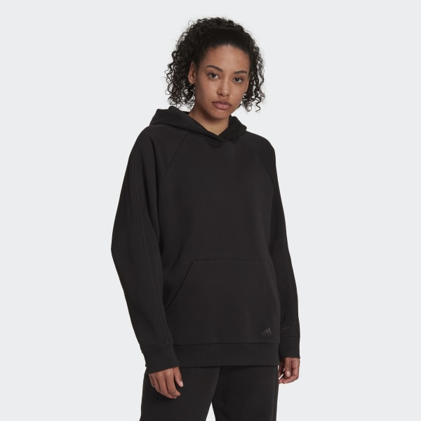Lite Women Oversized Sweatshirt - Black