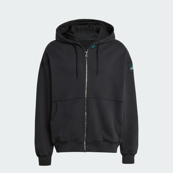 adidas パーカー エンボスプリント ダンボールニット 長袖