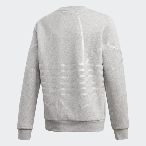 Sudadera cuello redondo Large Logo Gris adidas adidas España Sudadera cuello redondo Large Logo Gris adidas adidas España