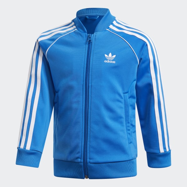 adidas sst tracksuit blue