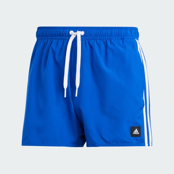 Blue 3-Stripes CLX Very-Short-Length Swim Shorts