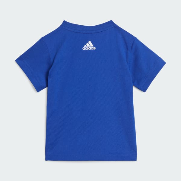Blue Essentials Lineage Organic Cotton Tee and Shorts Set