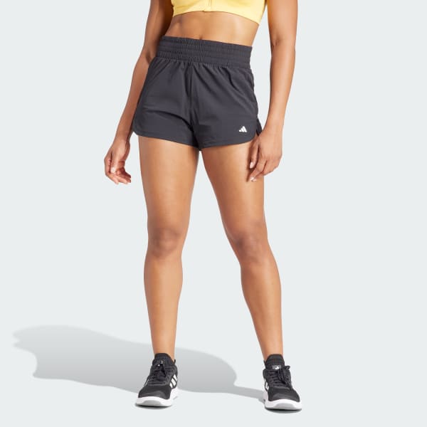 Negro Shorts Lux Pacer Tejidos Elásticos con Bolsillo de Cierre