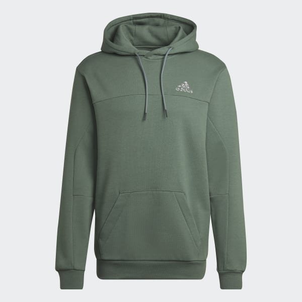 Verde Camisola com Capuz em Fleece Badge of Sport Stadium TR415