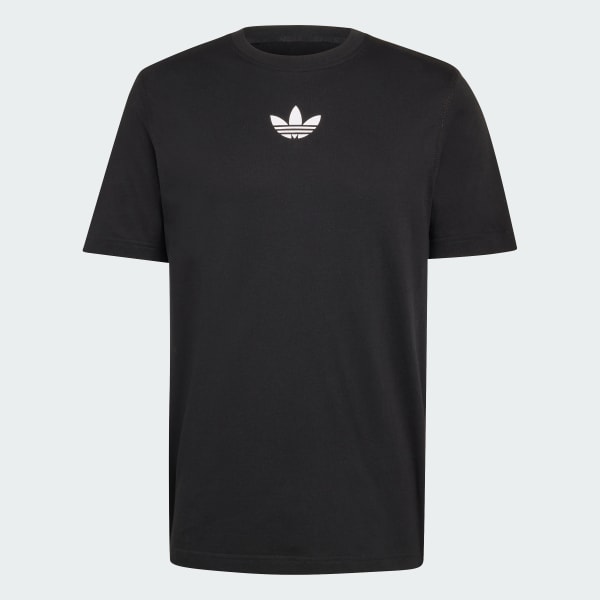 Black BACK CAMPUS LOGO TEE