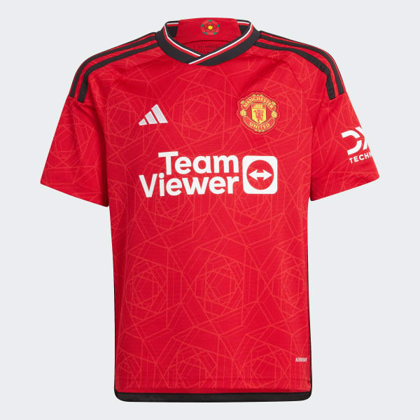 Camiseta Local Manchester United 23/24 Niños - Rojo adidas