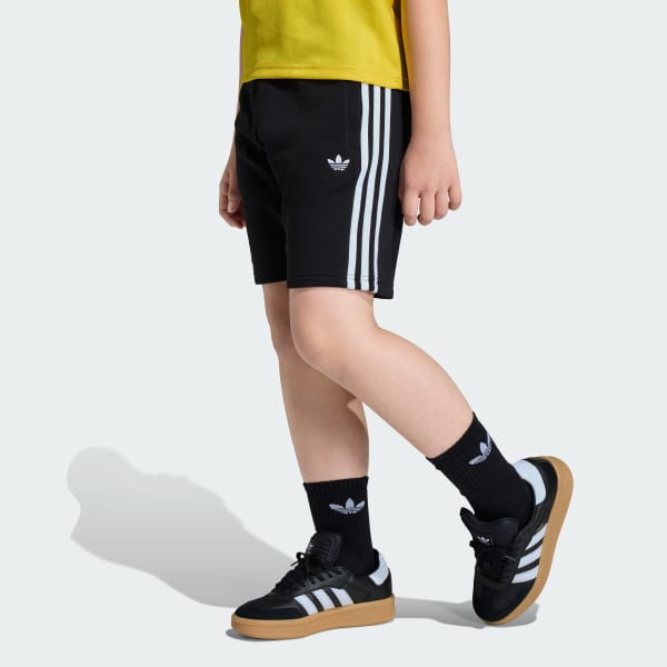 Black 3 STRIPES SHORTS