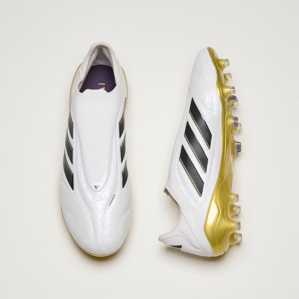 Hvit Copa Pure 3 Elite Laceless Firm Ground Fotballsko