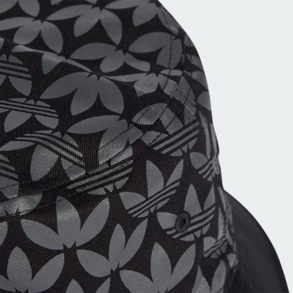 Black Monogram Bucket Hat