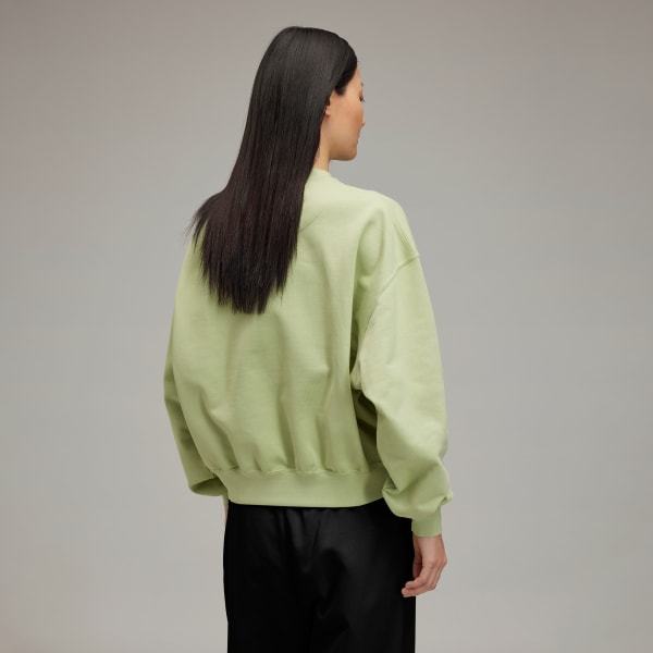 Green Y-3 M French Terry Crew Sweatshirt