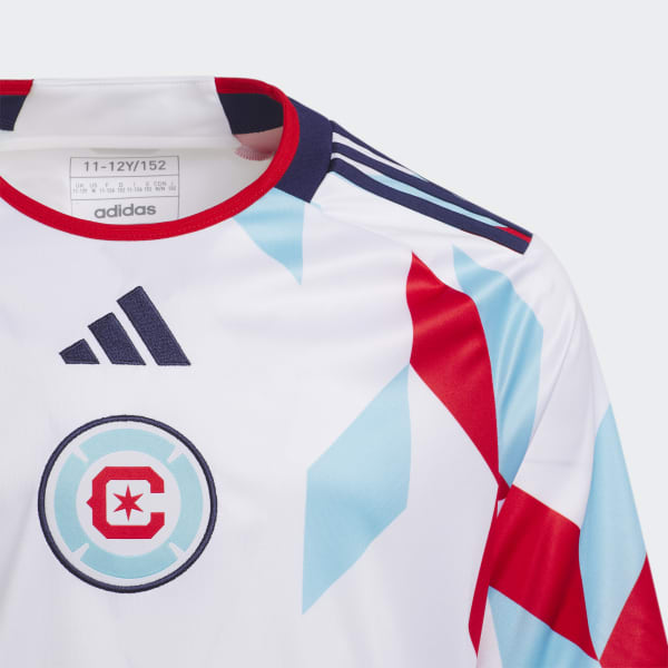 adidas Chicago Fire 23/24 Away Authentic Jersey - White