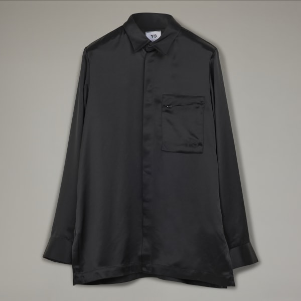 cerná Košile Classic Tech Silk Utility HN074