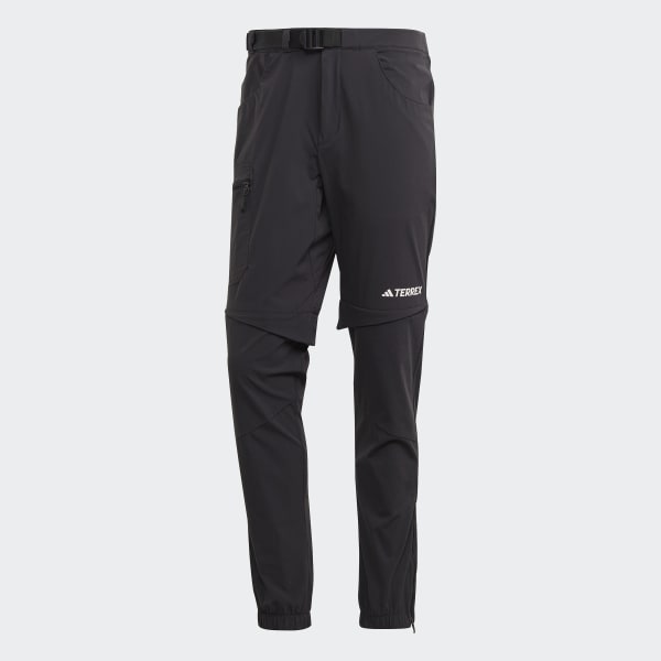 adidas TERREX Utilitas Hiking Zip-Off Pants - Black, Men's Hiking