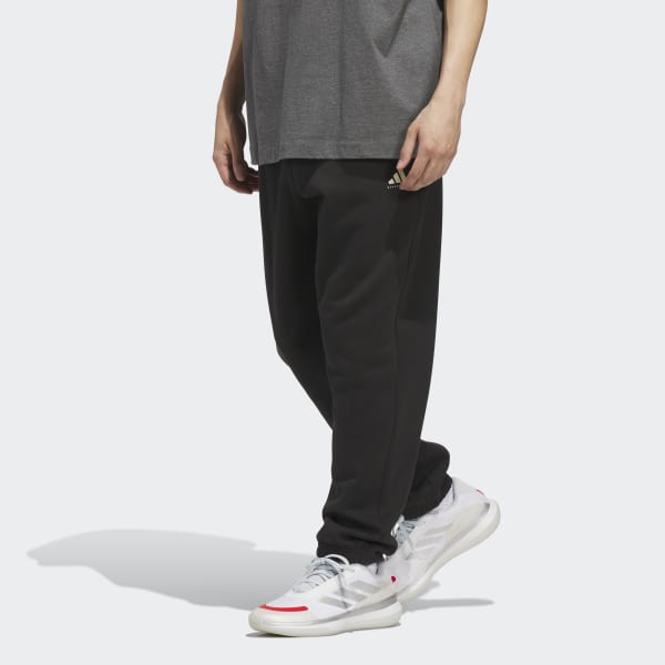adidas Basketball Fleece Joggers (Gender Neutral) - Grey