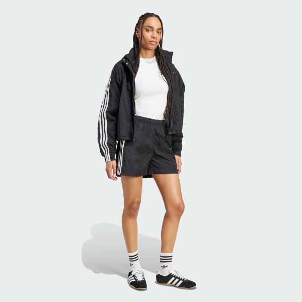 Black Adicolor 3-Stripes Woven Shorts