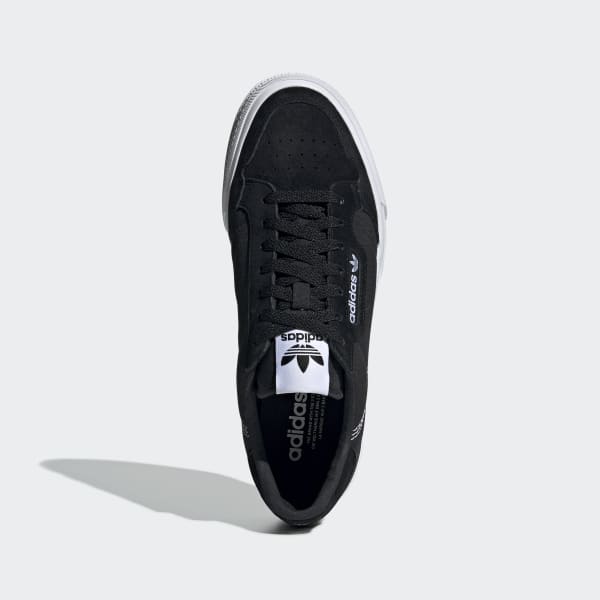 adidas Continental Vulc Shoes - Black 