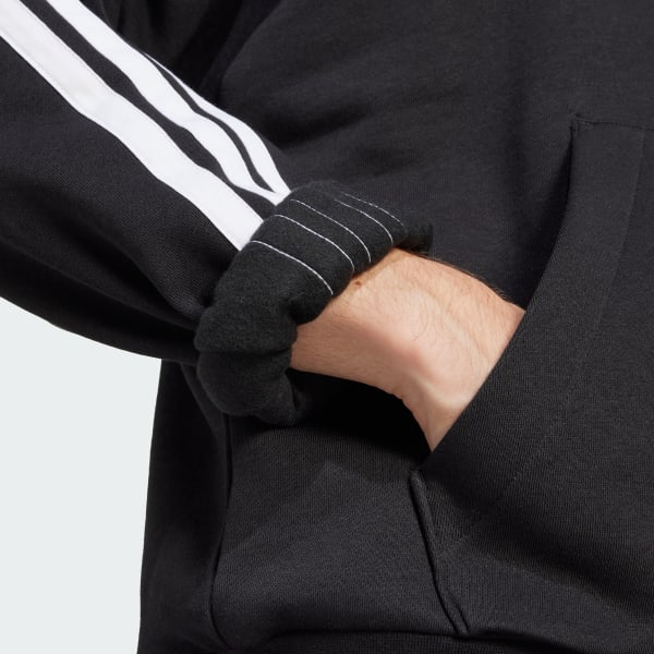Essentials 3-Stripes Fleece Hoodie