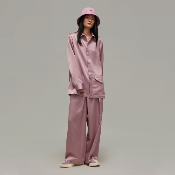 Purple Y-3 Tech Seersucker Shirt