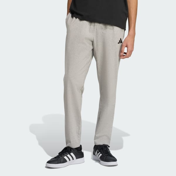 Grigio Pantaloni Essentials Small Logo Single Jersey