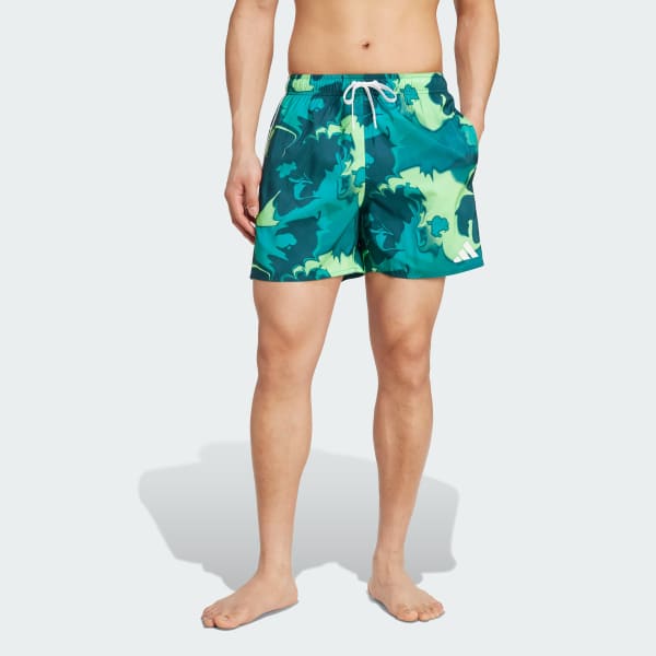 Groen Tie-Dye 5-Inch Zwemshort