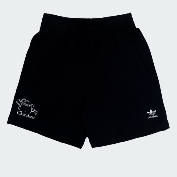 Black adidas SHORTS x DMEOW